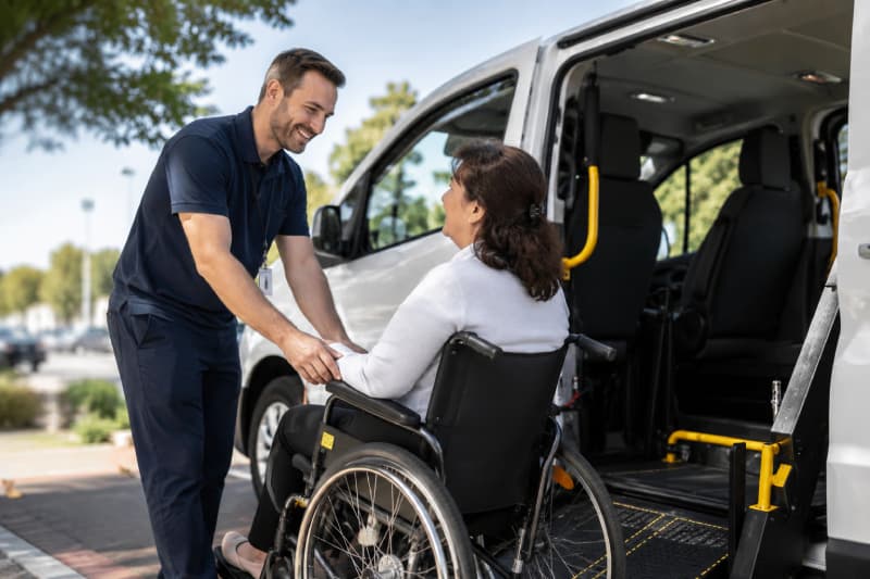 Accessible van assistance